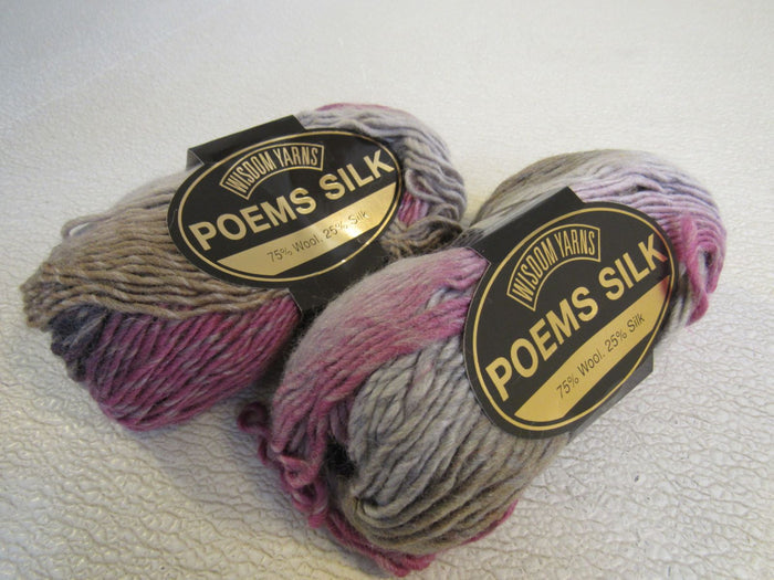 Wisdom-Yarns-Poems-Silk-Yarn-Multicolored-2-Skeins-109-Yards-Each-164 1