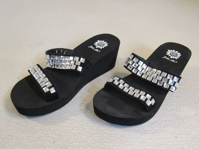 Yellow-Box-Mercy-Wedge-Sandal-Embellished-Female-Adult-Size-8-Solid-430 2