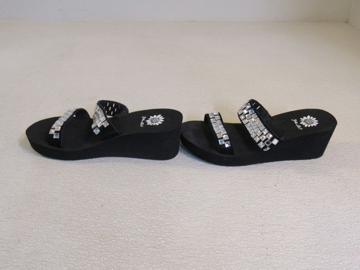 Yellow-Box-Mercy-Wedge-Sandal-Embellished-Female-Adult-Size-8-Solid-430 4