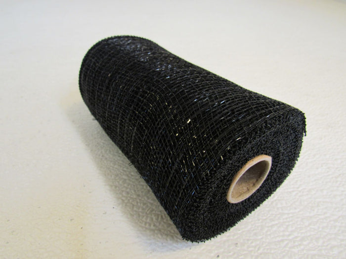 YYCraft-Mesh-Ribbon-6-in-x-30-ft-Black-870 1