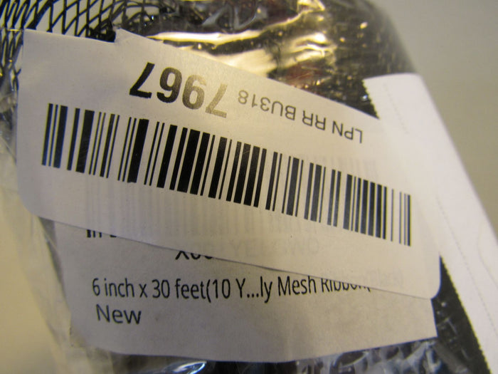 YYCraft-Mesh-Ribbon-6-in-x-30-ft-Black-870 7