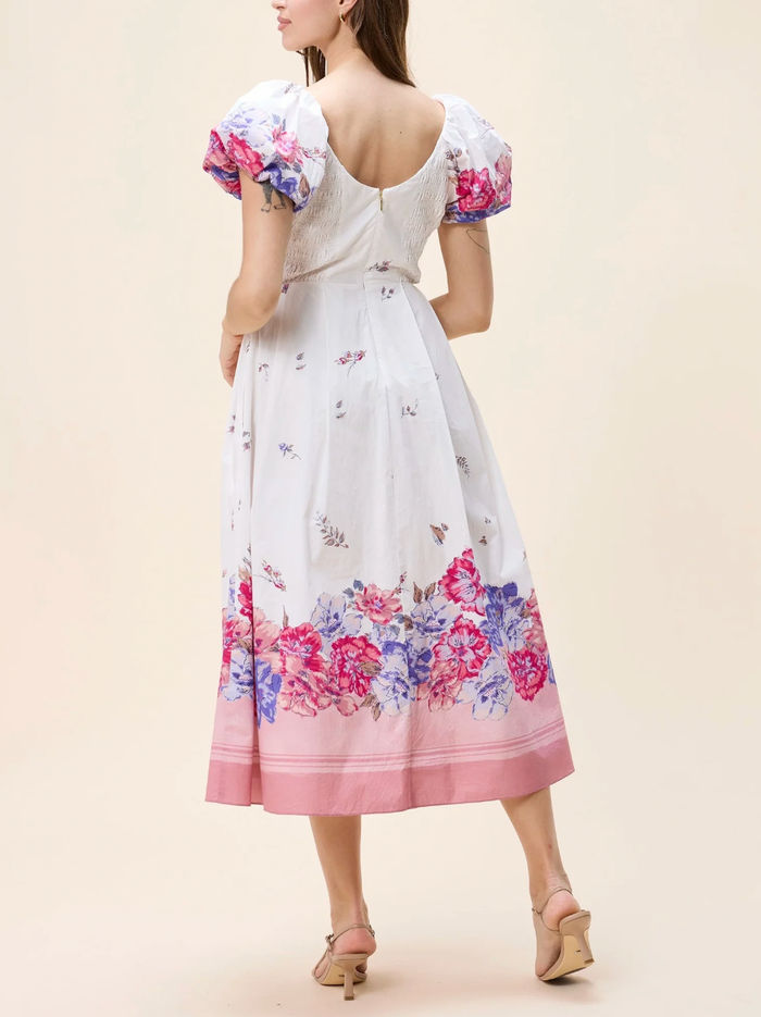 ZAHA ANKLE DRESS IN CAMELLIA
