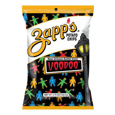 NolaCajun Zapp's Potato Chips Cajun Dill Flavor Louisiana Cajun Chip Variety