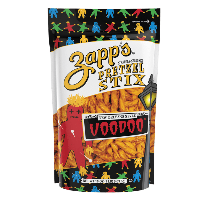NolaCajun Zapps Voodoo Pretzel Stix Louisiana Cajun Snack
