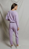 ZIGGY INSIDE OUT FLEECE / SHRUNKEN CREW IN ULTRAVIOLET